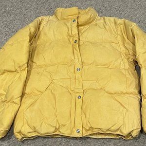 Olderbrother yellow down jacket